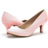 image:imageDREAM PAIRS Womens Dress Comfortable Low Heel Pump ShoesPinkSuede