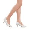 image:imageDREAM PAIRS Womens Dress Comfortable Low Heel Pump ShoesSilver