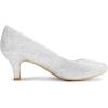 image:imageDREAM PAIRS Womens Dress Comfortable Low Heel Pump ShoesSilver