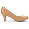 image:imageDREAM PAIRS Womens Dress Comfortable Low Heel Pump ShoesTaupePu
