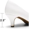 image:imageDREAM PAIRS Womens Dress Comfortable Low Heel Pump ShoesWhitePu