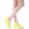 image:imageDREAM PAIRS Womens Dress Comfortable Low Heel Pump ShoesYellowPu
