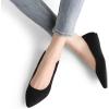 image:imageDREAM PAIRS Womens Dress Pointed Toe Flats Ballet Comfort Soft Slip On Casual Flat Shoes for Work Office BusinessBlackSuede