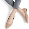 image:imageDREAM PAIRS Womens Dress Pointed Toe Flats Ballet Comfort Soft Slip On Casual Flat Shoes for Work Office BusinessNudeSuede