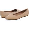 image:imageDREAM PAIRS Womens Dress Pointed Toe Flats Ballet Comfort Soft Slip On Casual Flat Shoes for Work Office BusinessNudeSuede