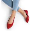 image:imageDREAM PAIRS Womens Dress Pointed Toe Flats Ballet Comfort Soft Slip On Casual Flat Shoes for Work Office BusinessRedpu