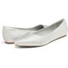 image:imageDREAM PAIRS Womens Dress Pointed Toe Flats Ballet Comfort Soft Slip On Casual Flat Shoes for Work Office BusinessSilverGlitter