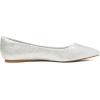 image:imageDREAM PAIRS Womens Dress Pointed Toe Flats Ballet Comfort Soft Slip On Casual Flat Shoes for Work Office BusinessSilverGlitter