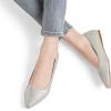 image:imageDREAM PAIRS Womens Dress Pointed Toe Flats Ballet Comfort Soft Slip On Casual Flat Shoes for Work Office BusinessSilverGlitter