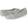 image:imageDREAM PAIRS Womens Dress Pointed Toe Flats Ballet Comfort Soft Slip On Casual Flat Shoes for Work Office BusinessSilverrhinestone