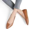image:imageDREAM PAIRS Womens Dress Pointed Toe Flats Ballet Comfort Soft Slip On Casual Flat Shoes for Work Office BusinessTanPu
