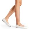 image:imageDREAM PAIRS Womens Dress Pointed Toe Flats Ballet Comfort Soft Slip On Casual Flat Shoes for Work Office BusinessWhitePu