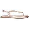 image:imageDREAM PAIRS Womens Flat Sandals Dressy Rhinestone Thong Ankle Strap Summer Gladiator SandalsChampagne