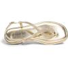 image:imageDREAM PAIRS Womens Flat Sandals Dressy Rhinestone Thong Ankle Strap Summer Gladiator SandalsGold
