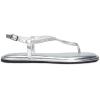 image:imageDREAM PAIRS Womens Flat Sandals Dressy Rhinestone Thong Ankle Strap Summer Gladiator SandalsSilver