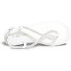 image:imageDREAM PAIRS Womens Flat Sandals Dressy Rhinestone Thong Ankle Strap Summer Gladiator SandalsWhite