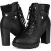 image:imageDREAM PAIRS Womens Lace up Combat Ankle Boots High Chunky Heel Fashion Heeled Booties ShoesBlack