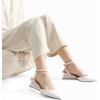 image:imageDREAM PAIRS Womens Pointed Toe Chunky Heels Pump Shoes White  7 SDPU2337W
