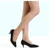 image:imageDREAM PAIRS Womens Pumps Kitten Heel Pointed Toe Shoes for Women Comfortable Office Work Dress ShoesBlackNubuck