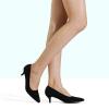 image:imageDREAM PAIRS Womens Pumps Kitten Heel Pointed Toe Shoes for Women Comfortable Office Work Dress ShoesBlackSuede