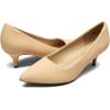 image:imageDREAM PAIRS Womens Pumps Kitten Heel Pointed Toe Shoes for Women Comfortable Office Work Dress ShoesNudeNubuck