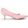 image:imageDREAM PAIRS Womens Pumps Kitten Heel Pointed Toe Shoes for Women Comfortable Office Work Dress ShoesPinkSuede
