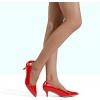 image:imageDREAM PAIRS Womens Pumps Kitten Heel Pointed Toe Shoes for Women Comfortable Office Work Dress ShoesRedPat