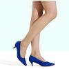 image:imageDREAM PAIRS Womens Pumps Kitten Heel Pointed Toe Shoes for Women Comfortable Office Work Dress ShoesRoyalBlue