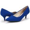 image:imageDREAM PAIRS Womens Pumps Kitten Heel Pointed Toe Shoes for Women Comfortable Office Work Dress ShoesRoyalBlue