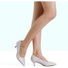 image:imageDREAM PAIRS Womens Pumps Kitten Heel Pointed Toe Shoes for Women Comfortable Office Work Dress ShoesSilverGlitter