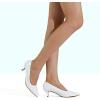 image:imageDREAM PAIRS Womens Pumps Kitten Heel Pointed Toe Shoes for Women Comfortable Office Work Dress ShoesWhitePat