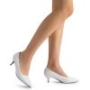 image:imageDREAM PAIRS Womens Pumps Kitten Heel Pointed Toe Shoes for Women Comfortable Office Work Dress ShoesWhitepu