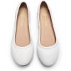 image:imageDREAM PAIRS Womens SoleHappy Ballerina Walking Flats ShoesWhite