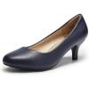 image:imageDREAM PAIRS Womens Dress Comfortable Low Heel Pump ShoesNavypu