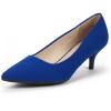image:imageDREAM PAIRS Womens Pumps Kitten Heel Pointed Toe Shoes for Women Comfortable Office Work Dress ShoesRoyalBlue