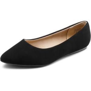 image:imageDREAM PAIRS Womens Dress Pointed Toe Flats Ballet Comfort Soft Slip On Casual Flat Shoes for Work Office BusinessBlacknubuck