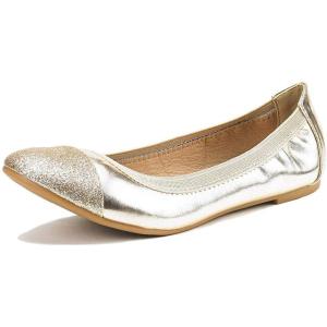 image:imageDREAM PAIRS Womens SoleFlex Ballerina Walking Flats ShoesGold