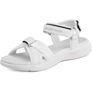 image:imageDREAM PAIRS Womens Sport Athletic Sandals Outdoor Hiking SandalsWhite