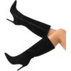 image:imageDREAM PAIRS Knee High Boots for Women Sexy Pointed Toe Stiletto High Heel Boots Fashion amp Classic Dress ShoesBlacksede