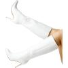 image:imageDREAM PAIRS Knee High Boots for Women Sexy Pointed Toe Stiletto High Heel Boots Fashion amp Classic Dress ShoesWhitepu