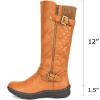 image:imageDREAM PAIRS Womens Faux Fur Knee High Boot Round Toe Fall Winter BootsCamel