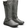 image:imageDREAM PAIRS Womens Faux Fur Knee High Boot Round Toe Fall Winter BootsGrey