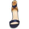 image:imageDREAM PAIRS Womens FionaW Navy Fashion Stilettos Open Toe Pump Heeled Sandals Size 7W US