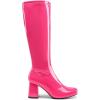image:imageDREAM PAIRS Womens Gogo Boots Square Toe Chunky Wide Calf Knee High BootsHot Pinkpat