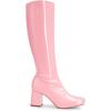 image:imageDREAM PAIRS Womens Gogo Boots Square Toe Chunky Wide Calf Knee High BootsPinkpat