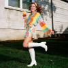 image:imageDREAM PAIRS Womens Gogo Boots Square Toe Chunky Wide Calf Knee High BootsWhite