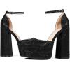 image:imageDREAM PAIRS Womens High Chunky Platform Closed Toe Block Heels Square Toe Ankle Strap Dress Wedding Party Pumps Shoes AureliaBlackrhinestone