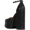 image:imageDREAM PAIRS Womens High Chunky Platform Closed Toe Block Heels Square Toe Ankle Strap Dress Wedding Party Pumps Shoes AureliaBlackrhinestone