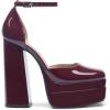 image:imageDREAM PAIRS Womens High Chunky Platform Closed Toe Block Heels Square Toe Ankle Strap Dress Wedding Party Pumps Shoes AureliaBurgundy