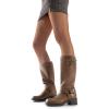 image:imageDREAM PAIRS Womens Knee High Boots Combat Boots Goth Boot Lace Up Adjustable Buckles Chunky Low Heel Fall Booties with Side Zipper to Put on and offTanpu